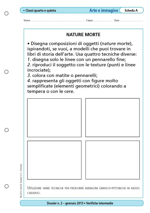 Nature morte | Giunti Scuola Nature morte | Giunti Scuola