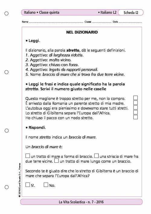 Nel dizionario | Giunti Scuola Nel dizionario | Giunti Scuola