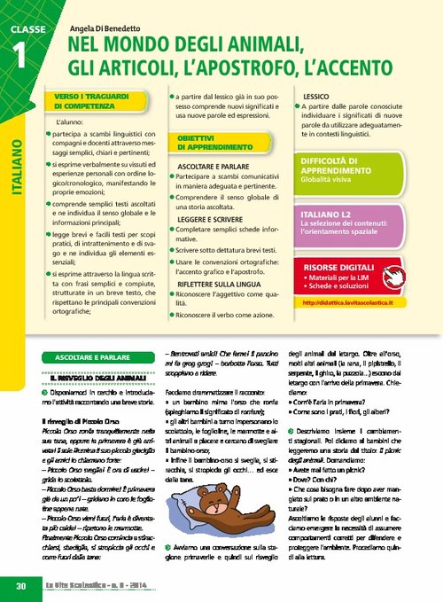 Nel mondo degli animali, gli articoli, l'apostrofo, l'accento | Giunti Scuola Nel mondo degli animali, gli articoli, l'apostrofo, l'accento | Giunti Scuola