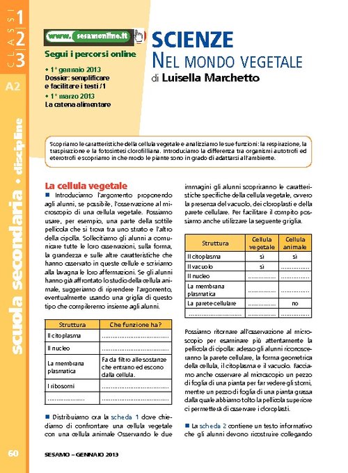 Nel mondo vegetale | Giunti Scuola Nel mondo vegetale | Giunti Scuola