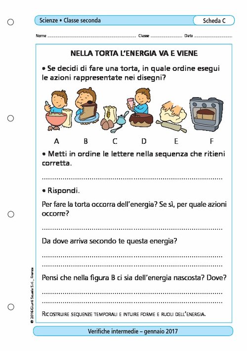 Nella torta l'energia va e viene | Giunti Scuola Nella torta l'energia va e viene | Giunti Scuola