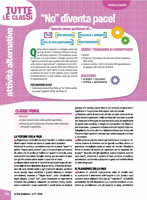 "No" diventa pace! | Giunti Scuola