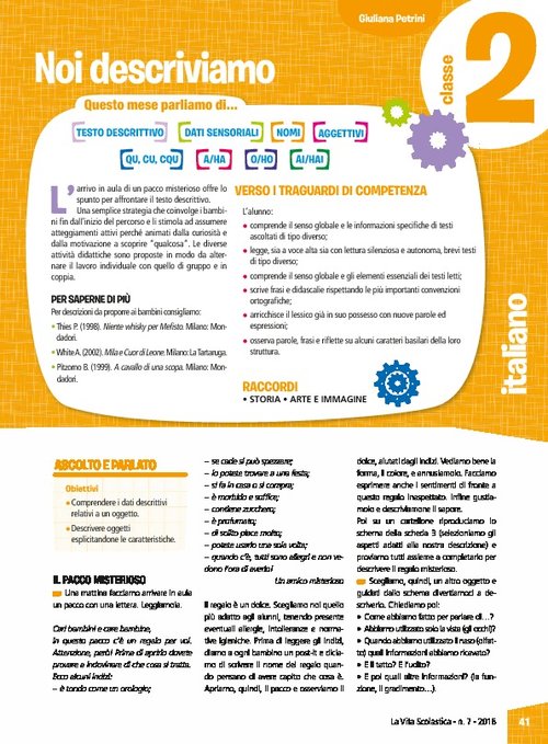 Noi descriviamo | Giunti Scuola Noi descriviamo | Giunti Scuola