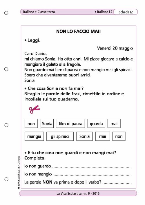 Non lo faccio mai! | Giunti Scuola Non lo faccio mai! | Giunti Scuola