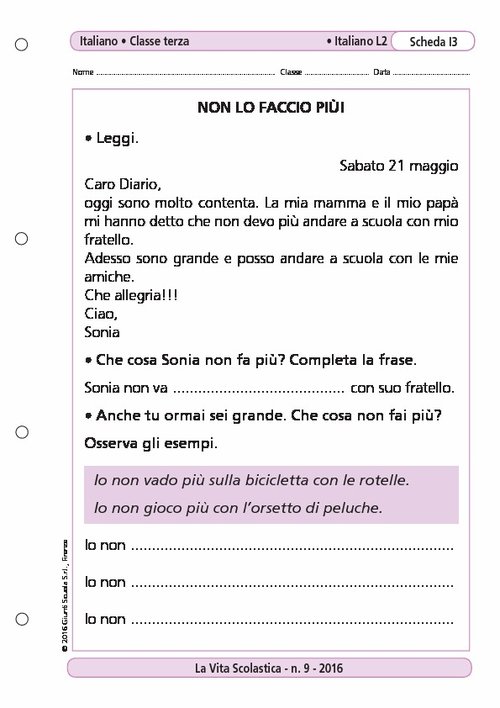 Non lo faccio più! | Giunti Scuola Non lo faccio più! | Giunti Scuola