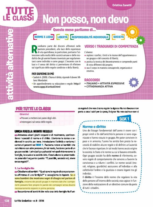 Non posso, non devo | Giunti Scuola Non posso, non devo | Giunti Scuola