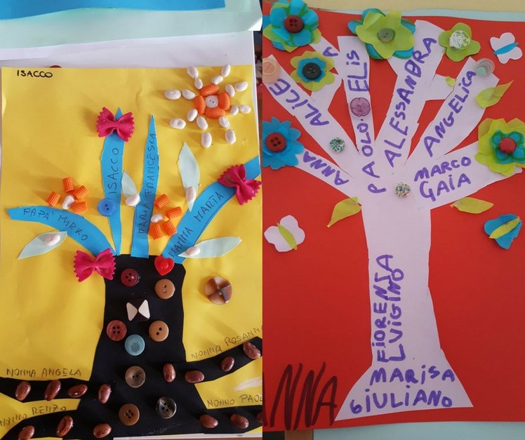 Nonni a scuola con i nipotini per creare l'albero della vita | Giunti Scuola