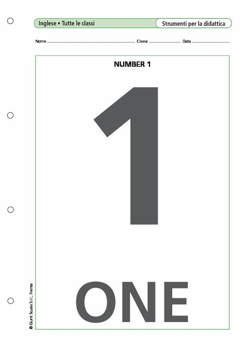 Numbers (1-10) | Giunti Scuola Numbers (1-10) | Giunti Scuola
