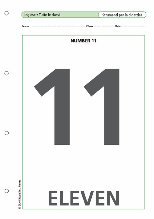 Numbers (11-20) | Giunti Scuola Numbers (11-20) | Giunti Scuola