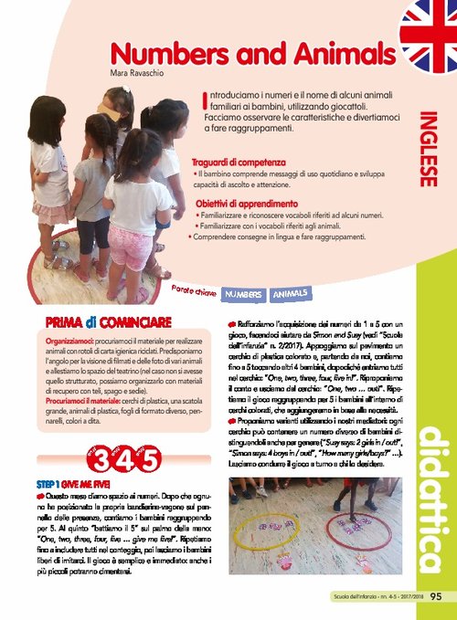 Numbers and Animals | Giunti Scuola Numbers and Animals | Giunti Scuola