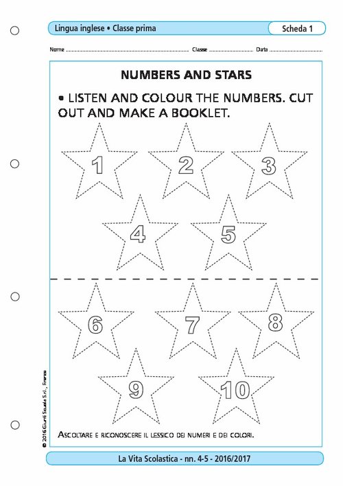 Numbers and stars | Giunti Scuola Numbers and stars | Giunti Scuola