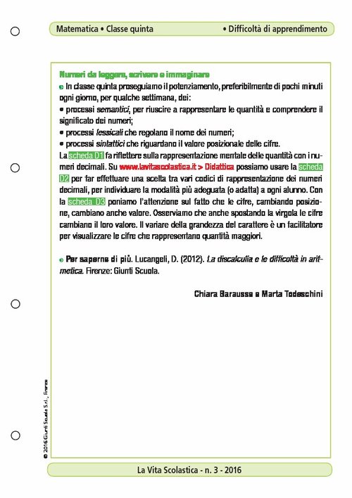 Numeri da leggere, scrivere e immaginare | Giunti Scuola Numeri da leggere, scrivere e immaginare | Giunti Scuola