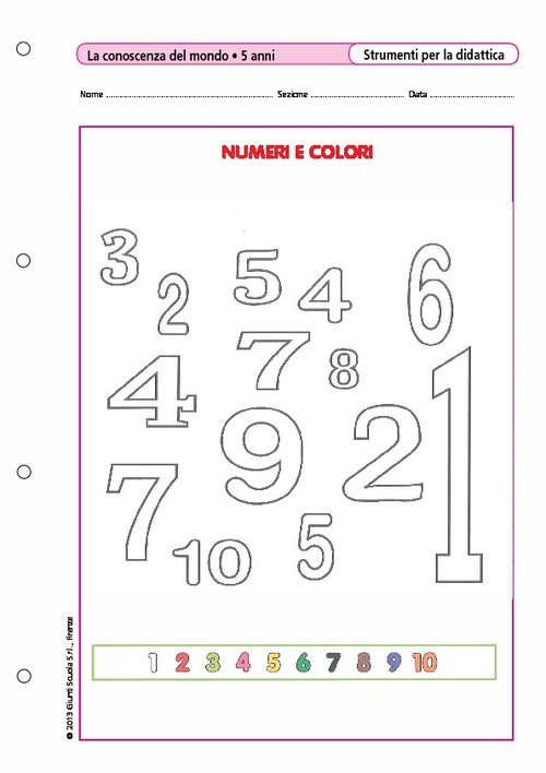 Numeri e colori | Giunti Scuola
