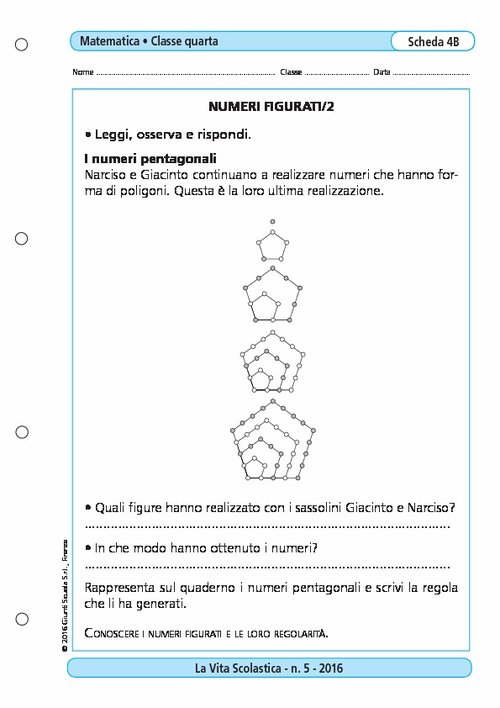 Numeri figurati/2 | Giunti Scuola