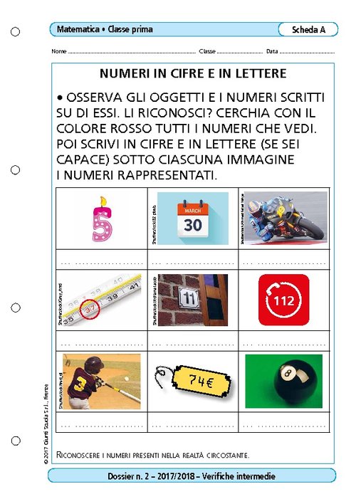 Numeri in cifre e lettere | Giunti Scuola