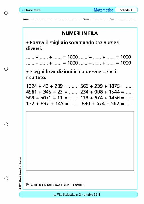 Numeri in fila | Giunti Scuola Numeri in fila | Giunti Scuola