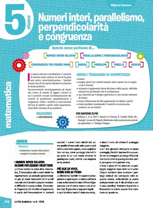 Numeri interi, parallelismo, perpendicolarità e congruenza | Giunti Scuola Numeri interi, parallelismo, perpendicolarità e congruenza | Giunti Scuola