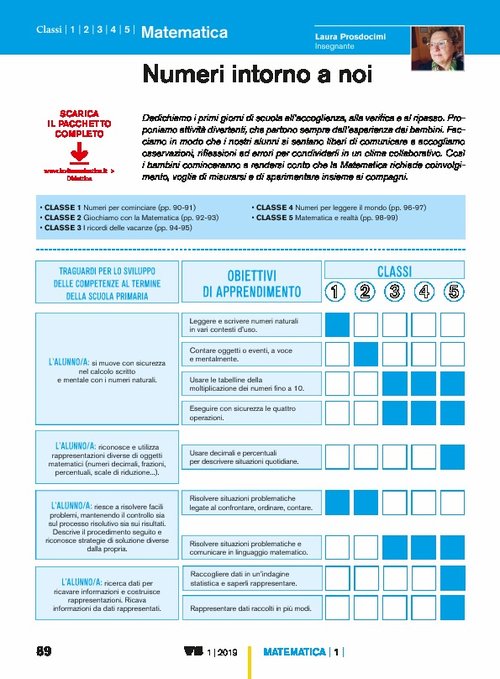 Numeri intorno a noi | Giunti Scuola Numeri intorno a noi | Giunti Scuola