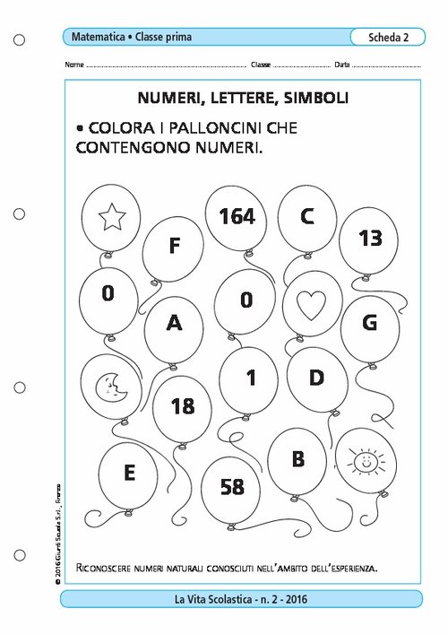 Numeri, lettere, simboli | Giunti Scuola