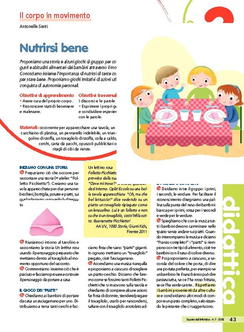 Nutrirsi bene | Giunti Scuola Nutrirsi bene | Giunti Scuola