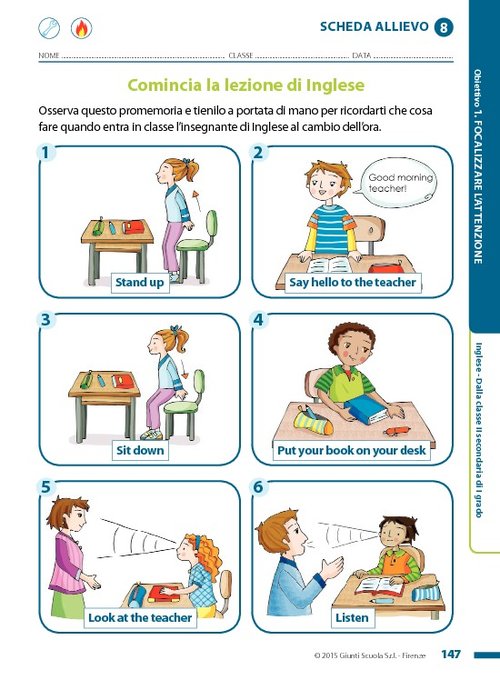 Obiettivo 1 - Schede allievo scuola secondaria di I grado | Giunti Scuola Obiettivo 1 - Schede allievo scuola secondaria di I grado | Giunti Scuola