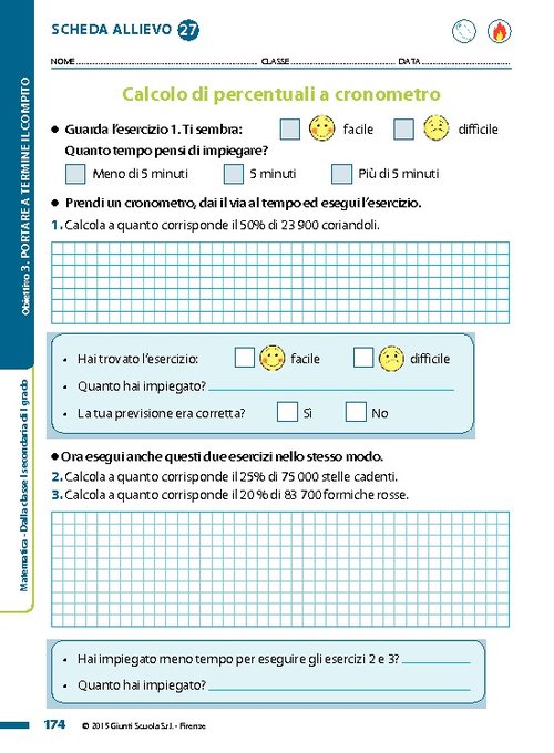 Obiettivo 3 - Schede allievo scuola secondaria di I grado | Giunti Scuola Obiettivo 3 - Schede allievo scuola secondaria di I grado | Giunti Scuola