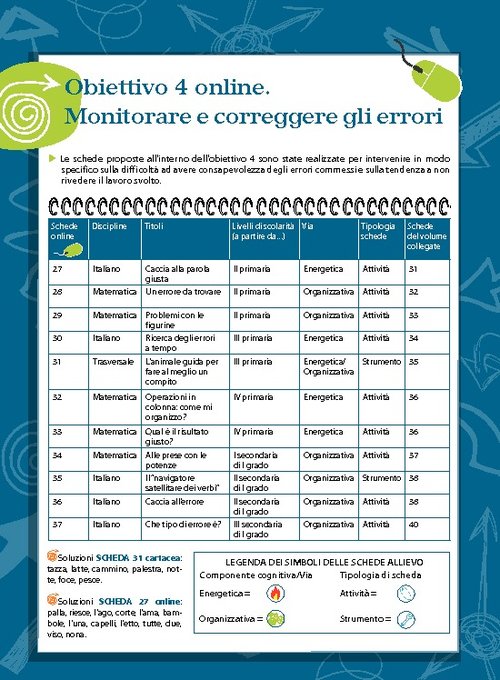 Obiettivo 4 - Schede allievo aggiuntive online scuola primaria | Giunti Scuola Obiettivo 4 - Schede allievo aggiuntive online scuola primaria | Giunti Scuola