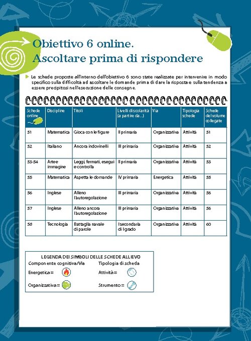 Obiettivo 6 - Schede allievo aggiuntive online scuola primaria | Giunti Scuola Obiettivo 6 - Schede allievo aggiuntive online scuola primaria | Giunti Scuola