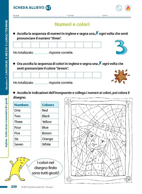 Obiettivo 7 - Schede allievo scuola secondaria di I grado | Giunti Scuola Obiettivo 7 - Schede allievo scuola secondaria di I grado | Giunti Scuola