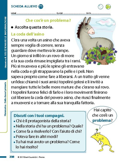 Obiettivo 8 - Schede allievo scuola primaria | Giunti Scuola Obiettivo 8 - Schede allievo scuola primaria | Giunti Scuola