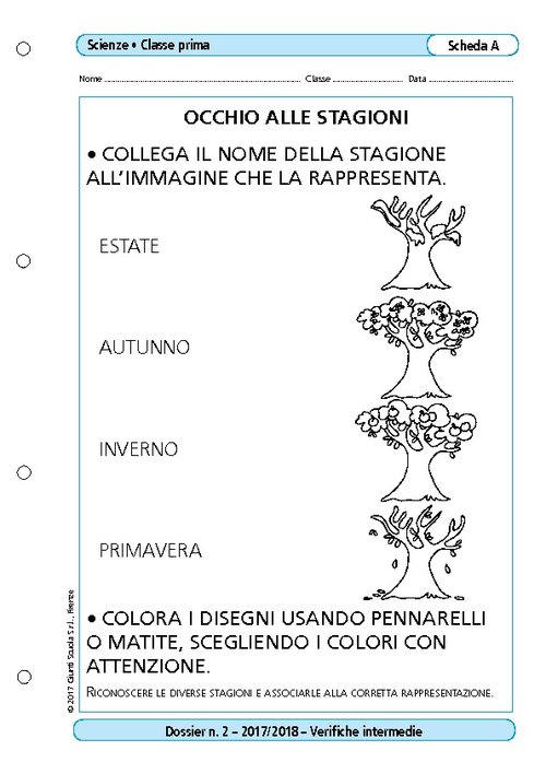 Occhio alle stagioni | Giunti Scuola Occhio alle stagioni | Giunti Scuola