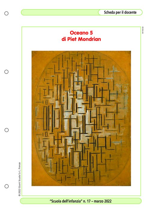 “Oceano 5” di Piet Mondrian | Giunti Scuola