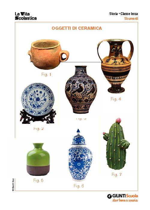 Oggetti di ceramica | Giunti Scuola Oggetti di ceramica | Giunti Scuola