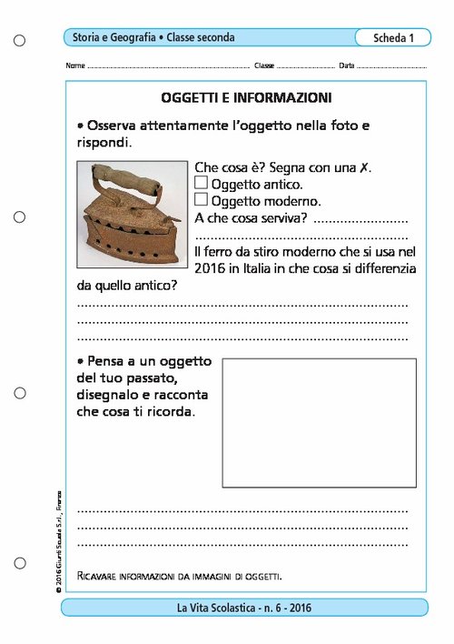 Oggetti e informazioni | Giunti Scuola Oggetti e informazioni | Giunti Scuola