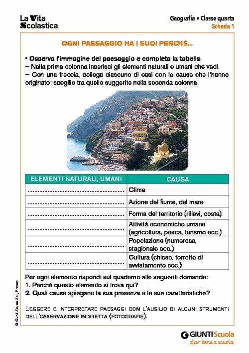 Ogni paesaggio ha i suoi perché... | Giunti Scuola Ogni paesaggio ha i suoi perché... | Giunti Scuola