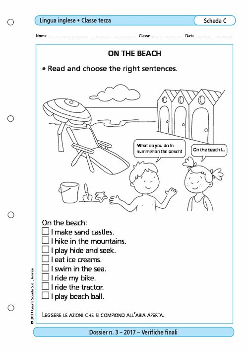 On the beach | Giunti Scuola On the beach | Giunti Scuola