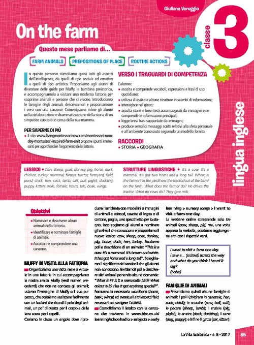 On the farm | Giunti Scuola On the farm | Giunti Scuola