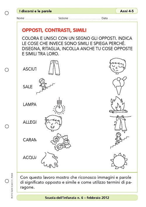 Opposti, contrasti, simili | Giunti Scuola Opposti, contrasti, simili | Giunti Scuola