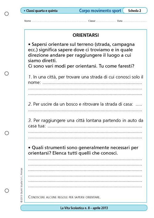 Orientarsi | Giunti Scuola Orientarsi | Giunti Scuola