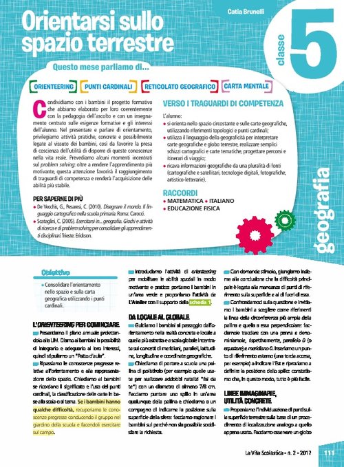 Orientarsi sullo spazio terrestre | Giunti Scuola Orientarsi sullo spazio terrestre | Giunti Scuola