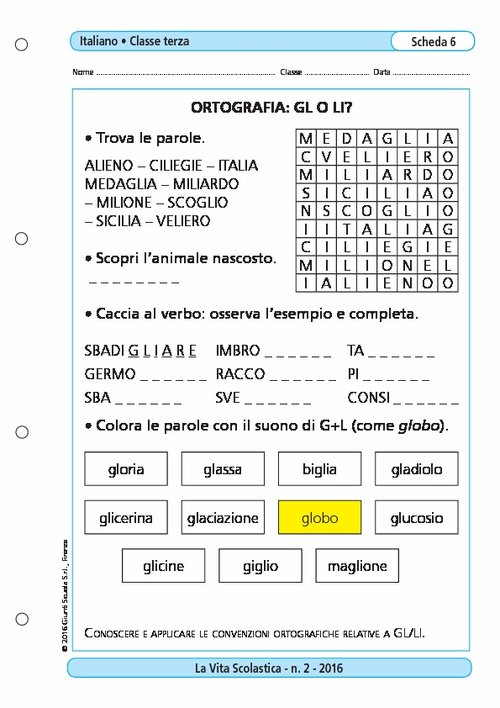 Orografia: GL o LI? | Giunti Scuola Orografia: GL o LI? | Giunti Scuola