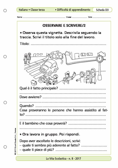 Osservare e scrivere/2 | Giunti Scuola Osservare e scrivere/2 | Giunti Scuola