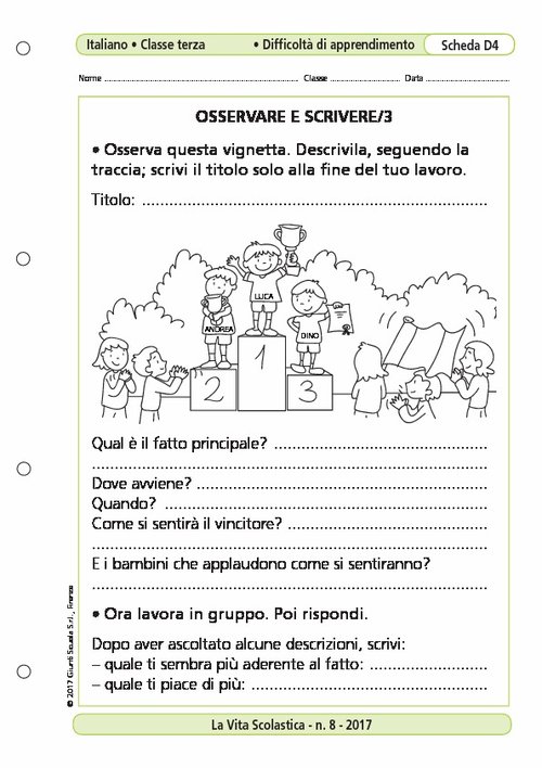 Osservare e scrivere/3 | Giunti Scuola Osservare e scrivere/3 | Giunti Scuola