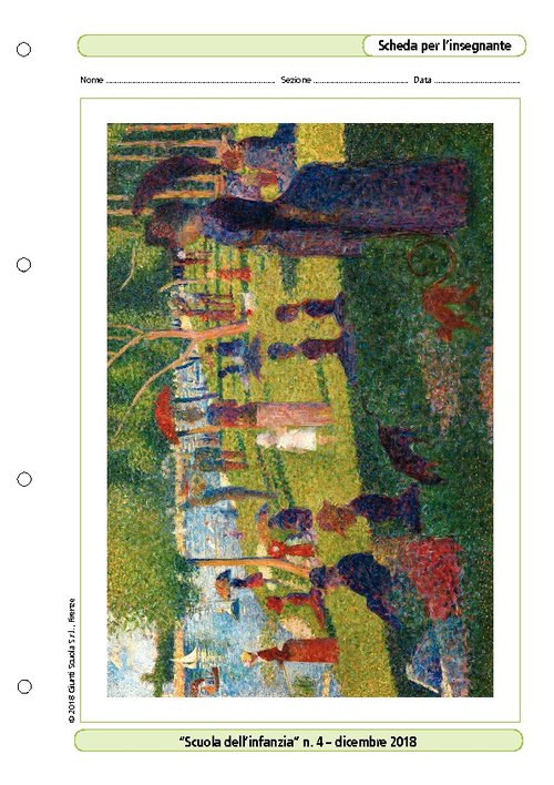 Osservare i particolari: Una domenica pomeriggio all’isola della Grande Jatte (Seurat) | Giunti Scuola Osservare i particolari: Una domenica pomeriggio all’isola della Grande Jatte (Seurat) | Giunti Scuola