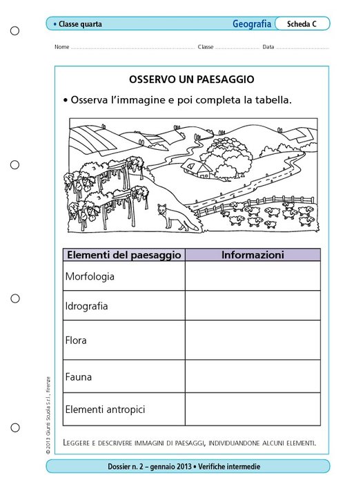 Osservare un paesaggio | Giunti Scuola Osservare un paesaggio | Giunti Scuola