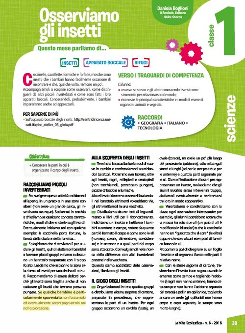 Osserviamo gli insetti | Giunti Scuola