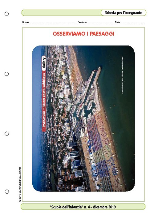 Osserviamo I paesaggi - mare costa sabbiosa | Giunti Scuola Osserviamo I paesaggi - mare costa sabbiosa | Giunti Scuola