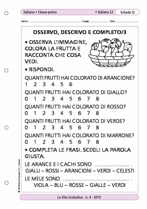 Osservo, descrivo e completo/3 | Giunti Scuola Osservo, descrivo e completo/3 | Giunti Scuola