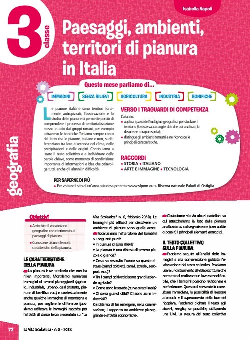 Paesaggi, ambienti, territori di pianura in Italia | Giunti Scuola Paesaggi, ambienti, territori di pianura in Italia | Giunti Scuola