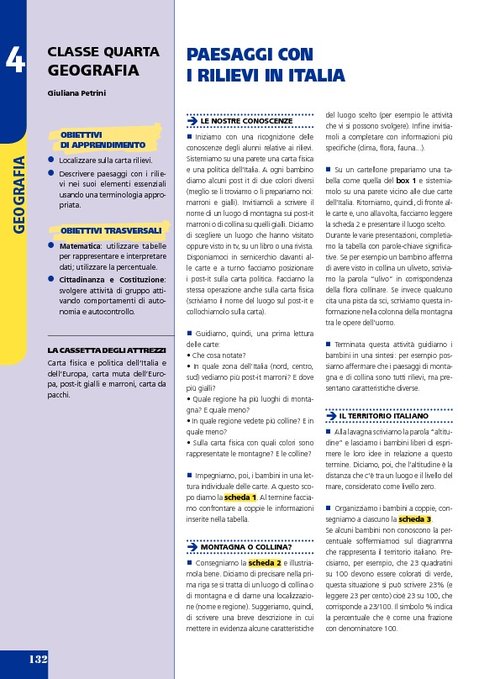Paesaggi con i rilievi in Italia | Giunti Scuola Paesaggi con i rilievi in Italia | Giunti Scuola
